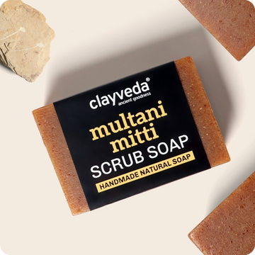 Handmade Multani Mitti Scrub Soap (125 gms)
