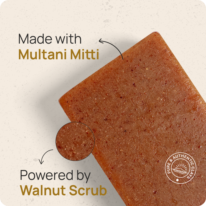 Multani Mitti Scrub Soap (125 gms)
