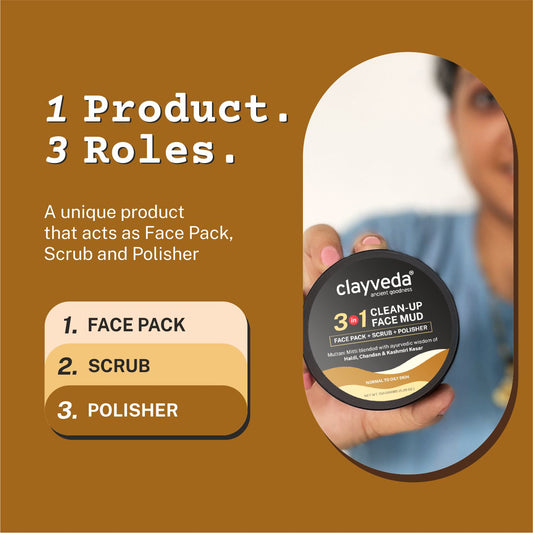 3 in 1 Clean-Up Face Mud