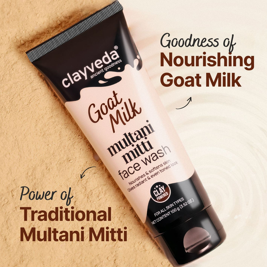 Goat Milk Multani Mitti Face Wash