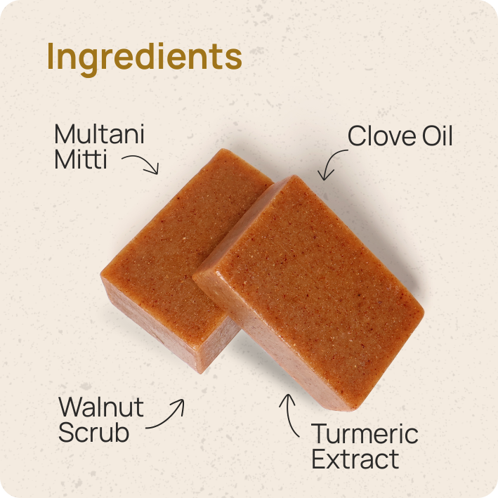 Multani Mitti Scrub Soap (125 gms)