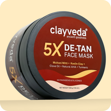 Clayveda 5X De-tan Face Mask