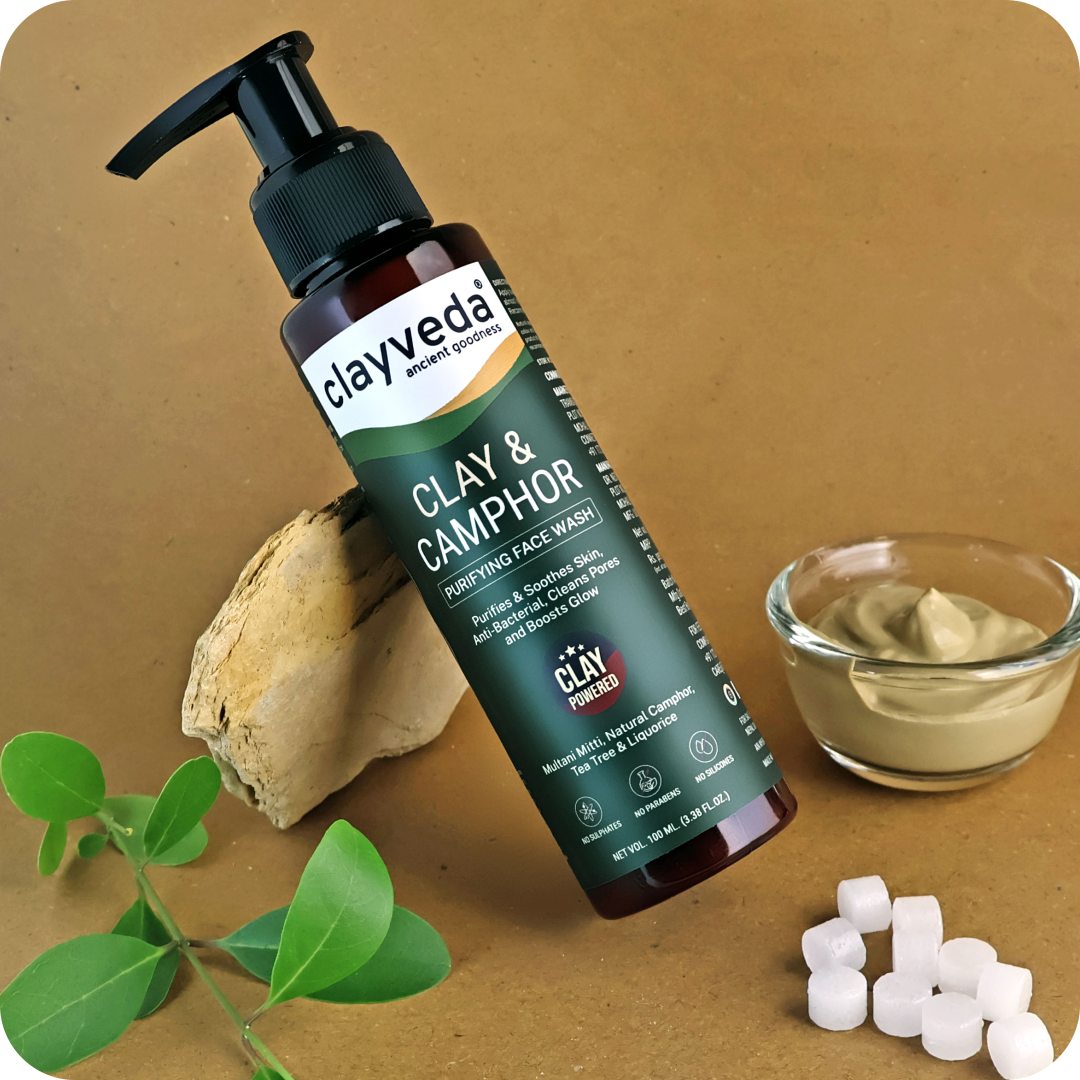 Clay and Camphor Face Wash